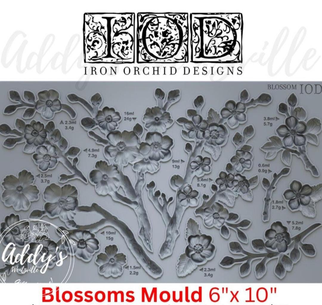 Blossom IOD Mould! Iron Orchid Designs
