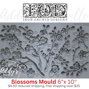 Blossom IOD Mould! Iron Orchid Designs