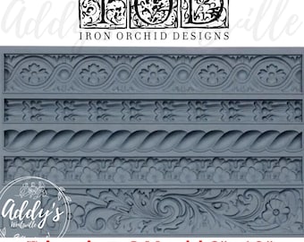 Trimmings 2 IOD Mould! Iron Orchid Designs