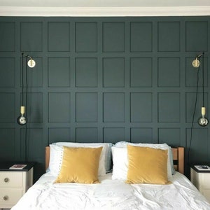 Panelling posts to create your own wall of Georgian style wall panelling 1.4m high x 2.4m wide PLUS other sizes available image 8