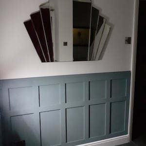 Moisture resistant mdf Edwardian style wall panelling pack to cover 2.3m wide all sizes available and made to order