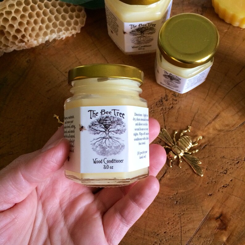 Thebeetree Beeswax Wood Conditioner Wood Spoon Butter Etsy