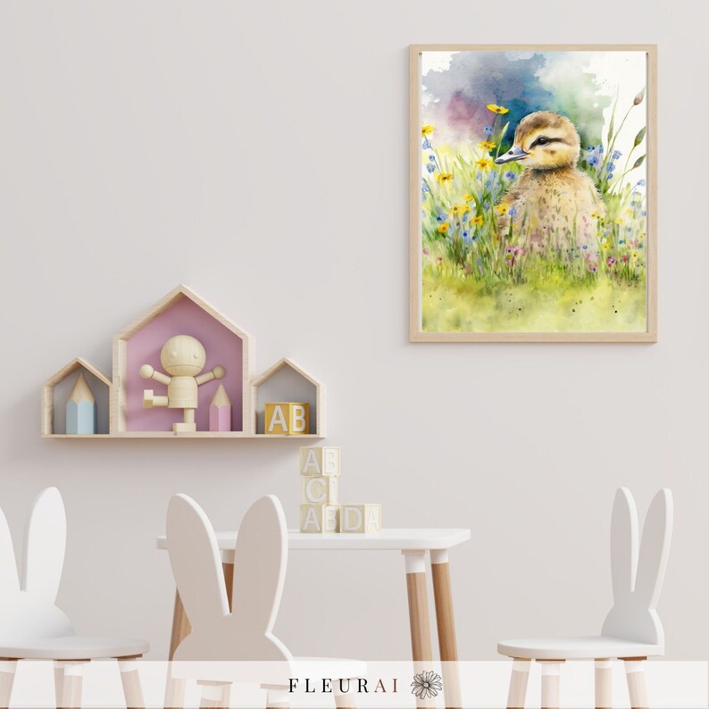 Printable Art SET OF 3 PRINTS Spring Nursery Wall Art - Etsy