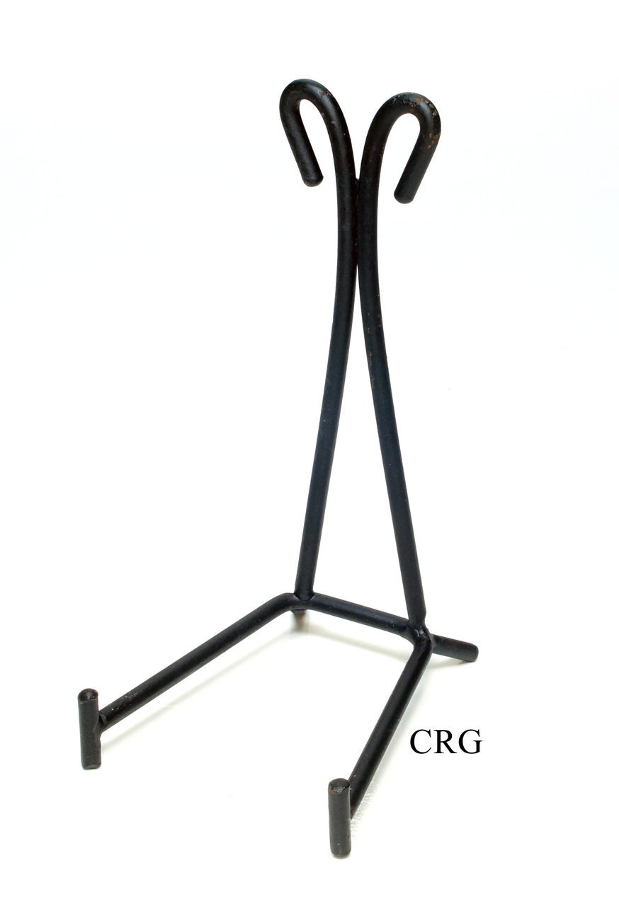 Large Adjustable BLACK Metal Easel Display Stand! for Bowls Plates and  More!