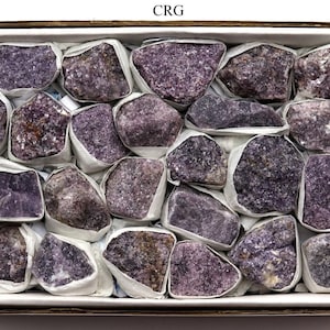 Lepidolite Rough Medium Flat (1 Flat) Size 1 to 2 Inches Bulk Wholesale Lot Crystal Minerals