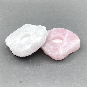Mixed Gemstone Polished Face Slab Tea Light Candle Holder Gemstone Home Decor Wholesale Crystal Supply