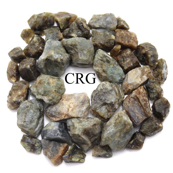 Labradorit Rohstein (Größe 25 bis 40 mm) Großpackung Lot Kristalle Mineralien