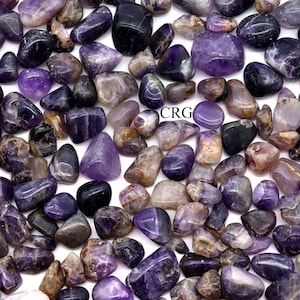 Amethyst Banded Tumbled (Size 20 to 50 mm) Bulk Wholesale Lot Crystal Minerals