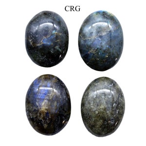 Labradorite Palm Stone (2 Inches) (1 Pc) Polished Raw Crystal Palm/Worry Stone