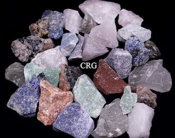 Mixed Crystal Rough (1 Kilogram) Size 20 to 40 mm Bulk Wholesale Lot Gemstone Minerals