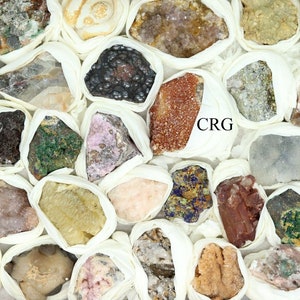 Mixed marokkanische Mineralien Große Wohnung (1 Wohnung) gemischte Größen Sortierte Massengroßhandelskristalle