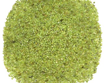 1 KILO LOT - Peridot Tumbled Chips | Crystal Confetti from India