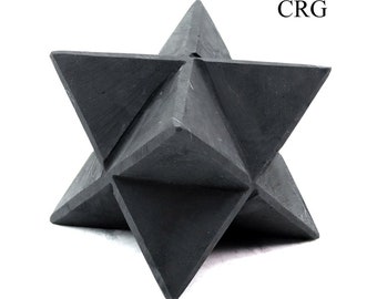 Shungite Merkaba Large (1 Piece) Size 8.5 cm Unpolished Crystal Gemstone