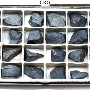 Rough Hematite   24 PC. WHOLESALE FLAT