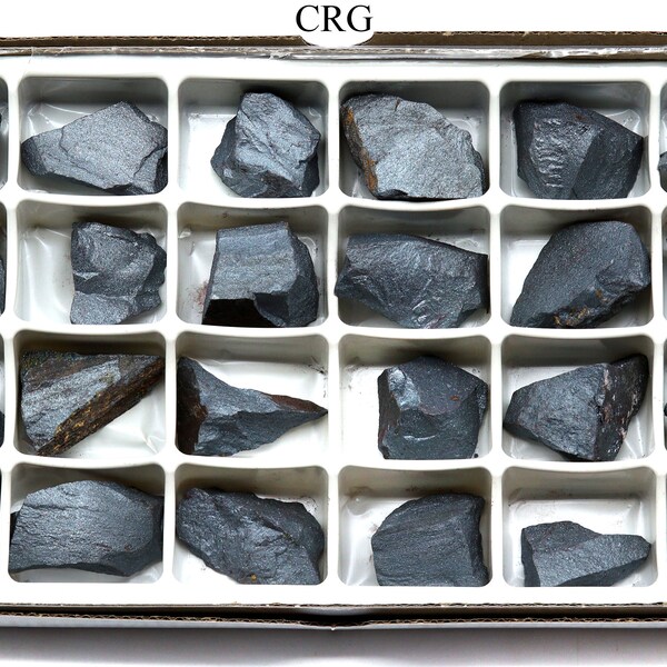 Rough Hematite   24 PC. WHOLESALE FLAT