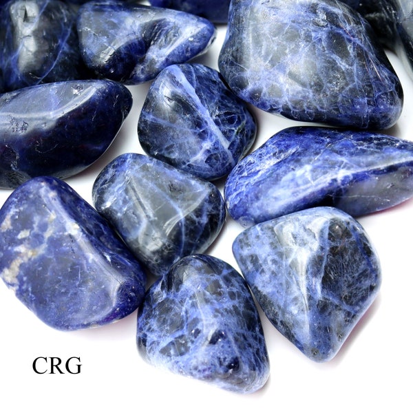 Sodalite Extra Quality Tumbled from Brazil (Size 20 to 40 mm) Bulk Wholesale Lot Crystals