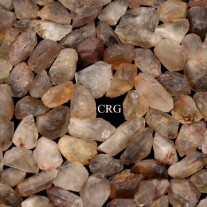 Smoky Quartz Rough Stones 30 to 60 Millimeters from Brazil – Bulk Raw Crystals for Crafts, Choose 1 Pound, 1 Kilogram or 5 Kilograms