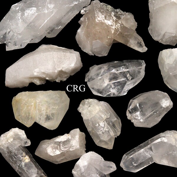 Quartz Variety Clusters (Size 5 to 500 Grams) Bulk Wholesale Lot Crystal Minerals