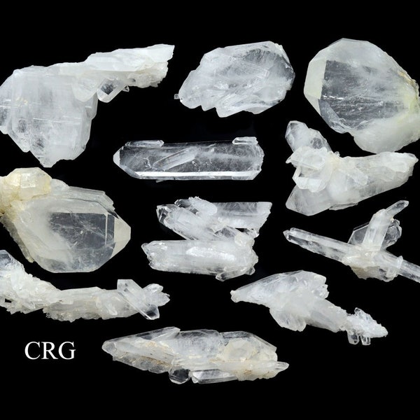 Faden Quartz Clear Crystal (Size 1 to 3 Inches) Bulk Wholesale Lot Rare Gemstone Minerals