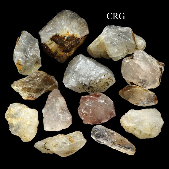 Crystal Quartz Rough Size 2 to 5 Inches Raw Quartz Stone Crystals
