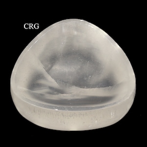 Selenite Triangle Bowl - 8 cm - QTY 1*