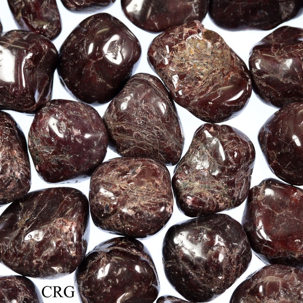 Garnet Tumbled Pieces (Size 20 to 40 mm) Polished Crystals Minerals Gemstones