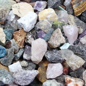 Mixed Rough Stone (Mixed Sizes) Bulk Wholesale Lot Crystals Minerals