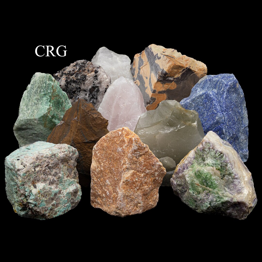 Rough Assorted Boulders With Cut Bases (10 Kilograms) 6.5 to 9.5 Inches ...