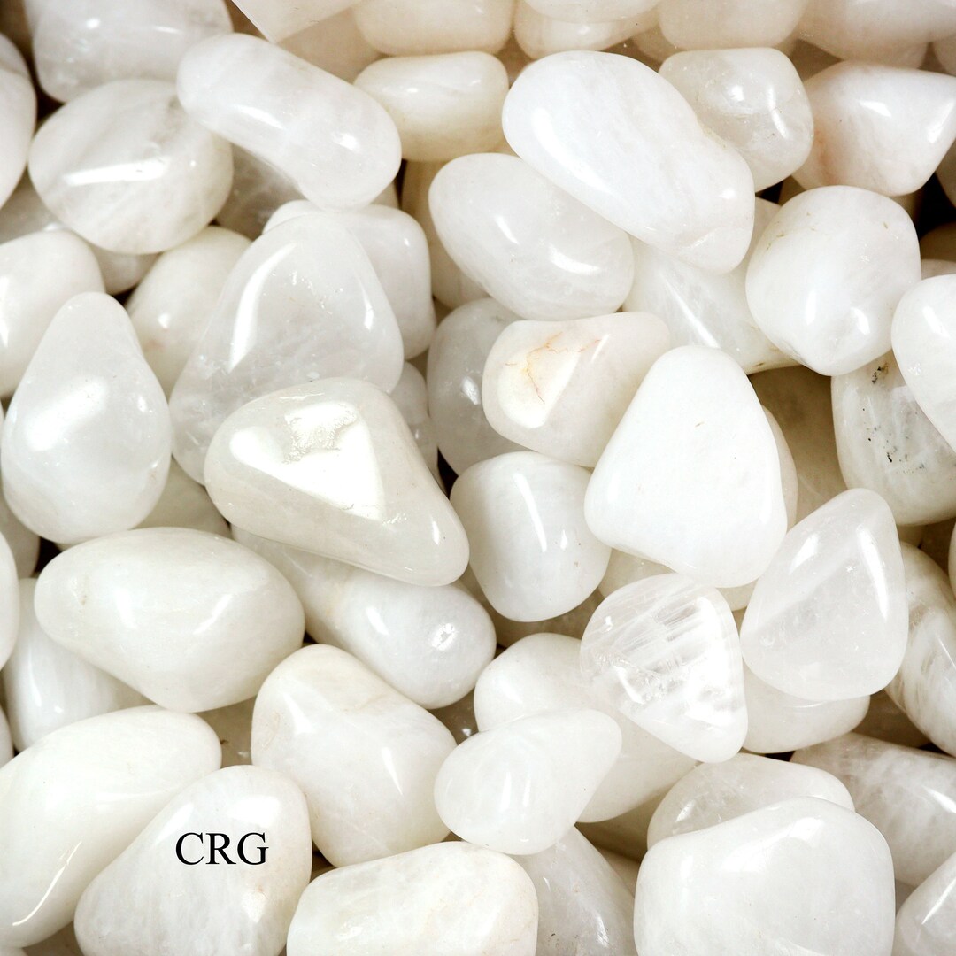 Milky Quartz Brazilian Tumbled Gemstones Size 20 to 40 Mm Bulk