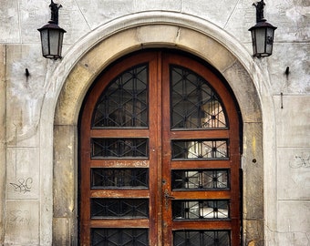 Old Door, Doors, Photography, Krakow, Poland, Architecture, Wall Decor, Color print
