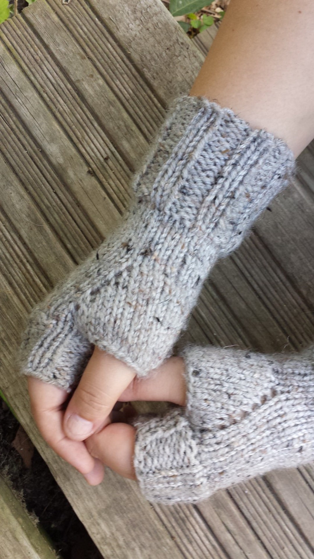 Knit Fingerless Gloves - Handmade Fingerless Gloves
