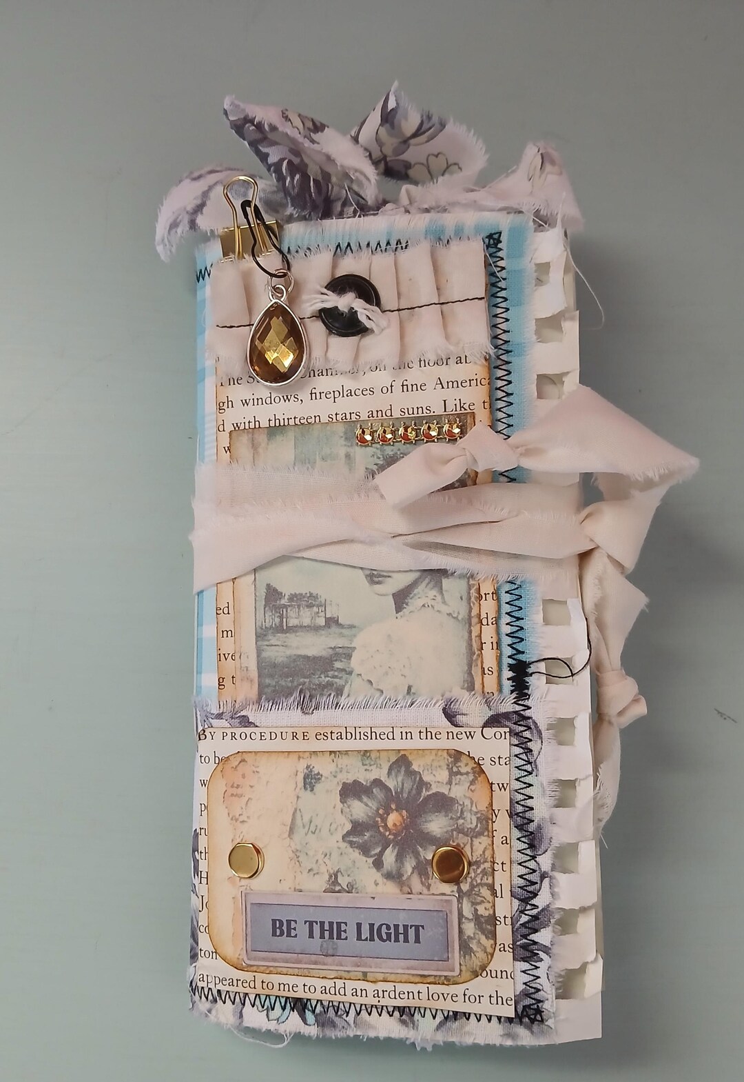 Handmade Fabric Junk Journal, 1 Signature, 4" X 7" - Etsy