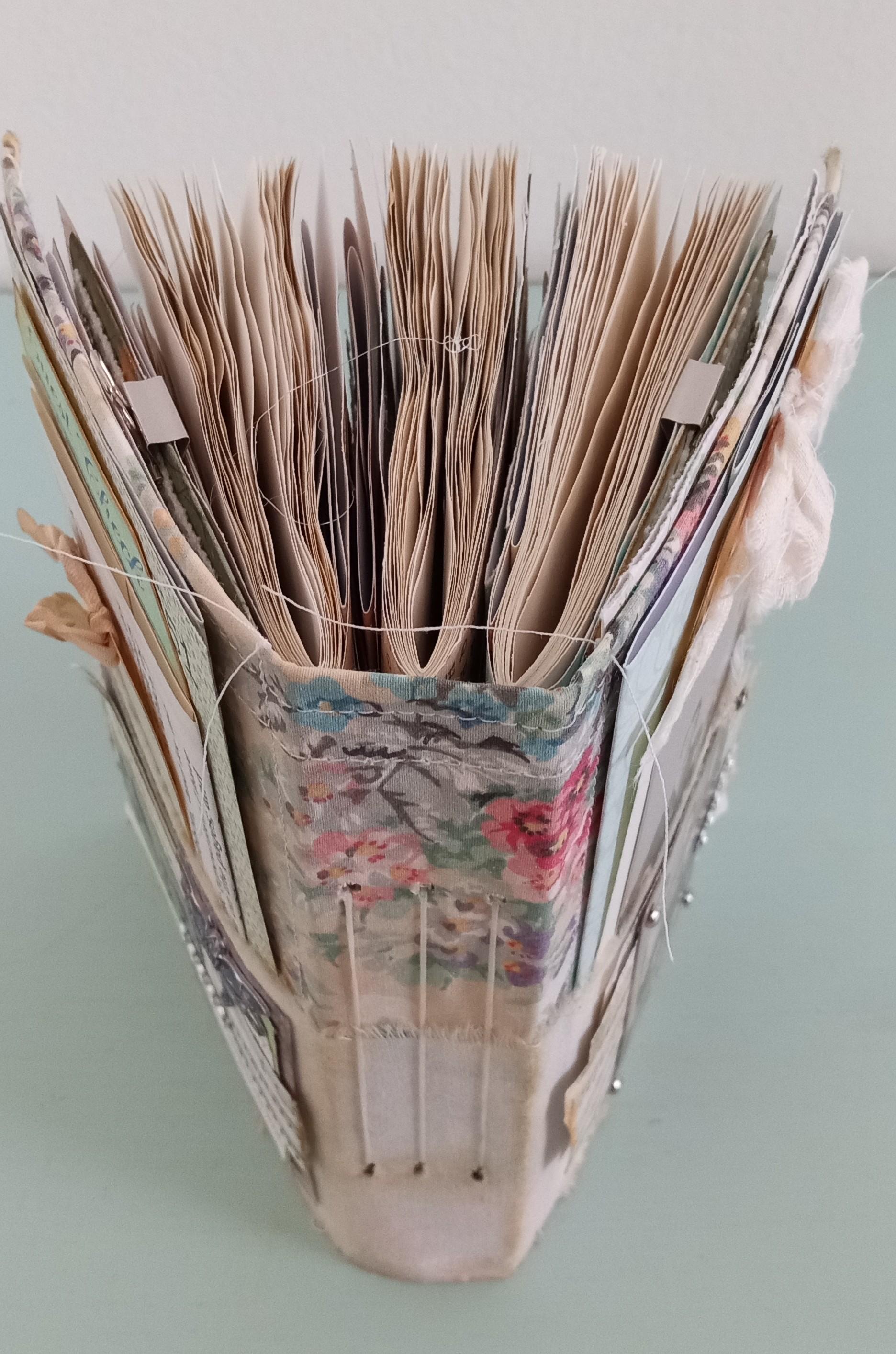 Handmade Junk Journal, 3 Signature, 7