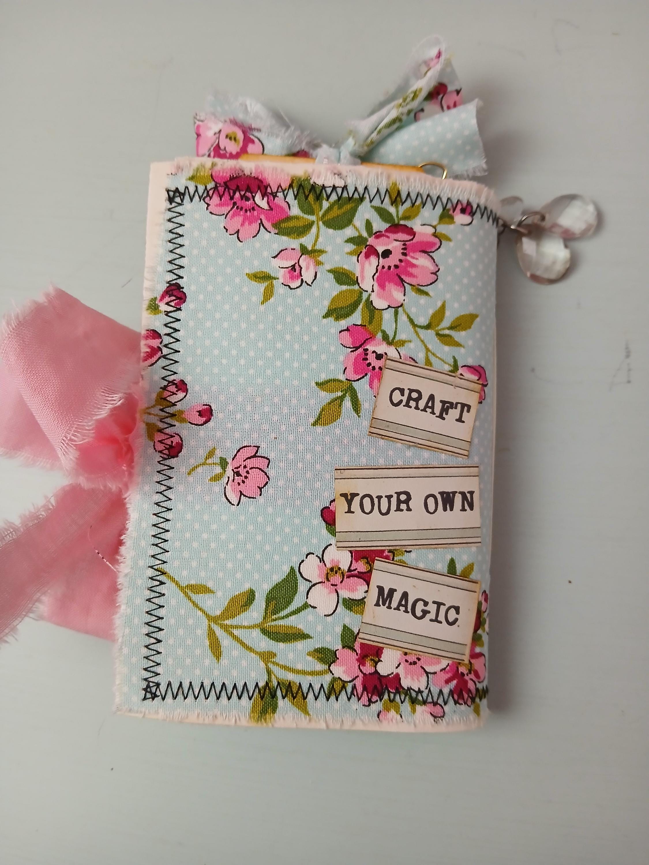 Handmade Mini Fabric Junk Journal, 1 Signature, 3-1/2" X 5-1/2" - Etsy