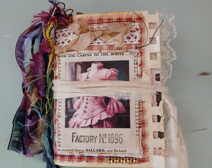 Handmade Mini Junk Journal, 1 Signature, 5" X 4" - Etsy