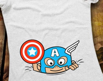 maternity superhero t shirts