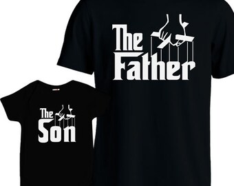 Matching Father Son Shirts The Father T Shirt Son Baby Bodysuit Matching Family Shirts First Fathers Day Gift from Son Men's Todder MD430