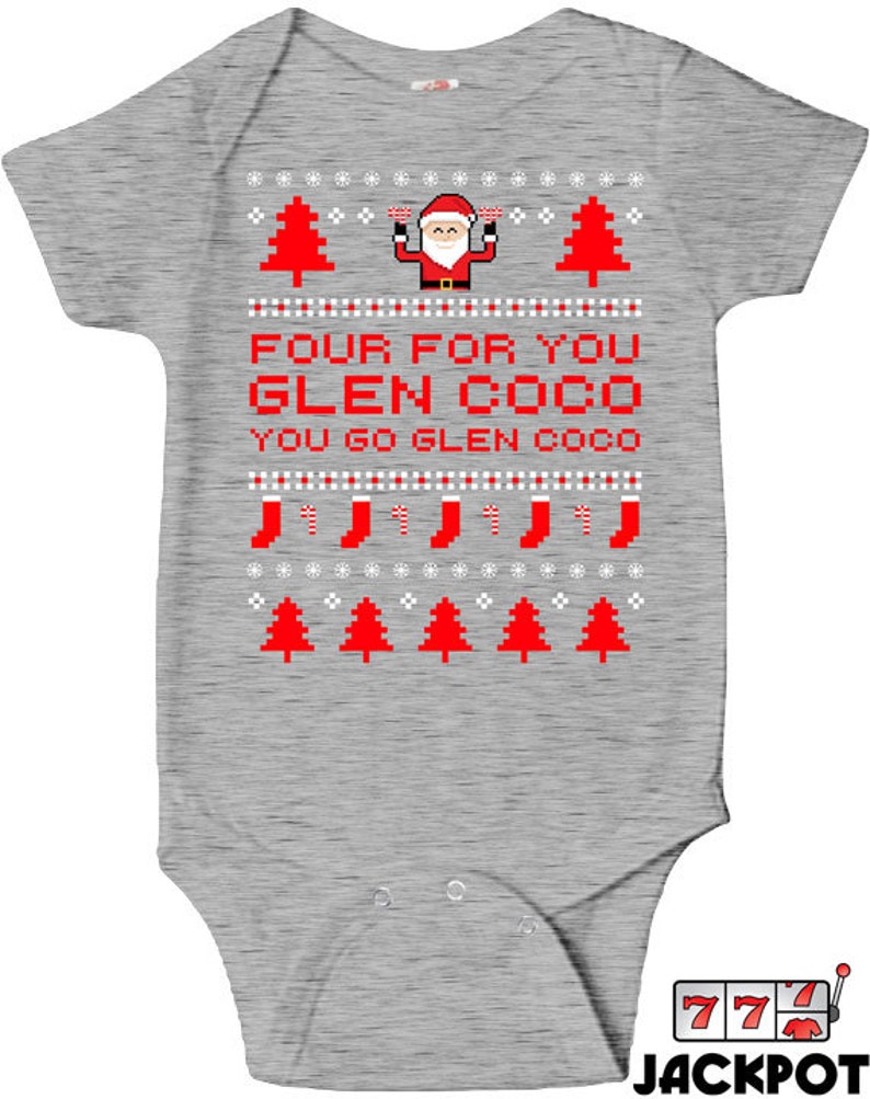 You Go Glen Coco Bodysuit Funny Baby Clothes Onepiece Christmas Adorable Cute Creeper Romper MD-273
