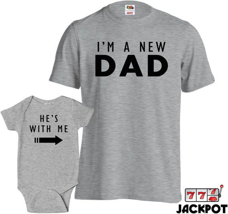 Matching Father Son Shirts New Daddy Shirt Son Funny Baby Etsy