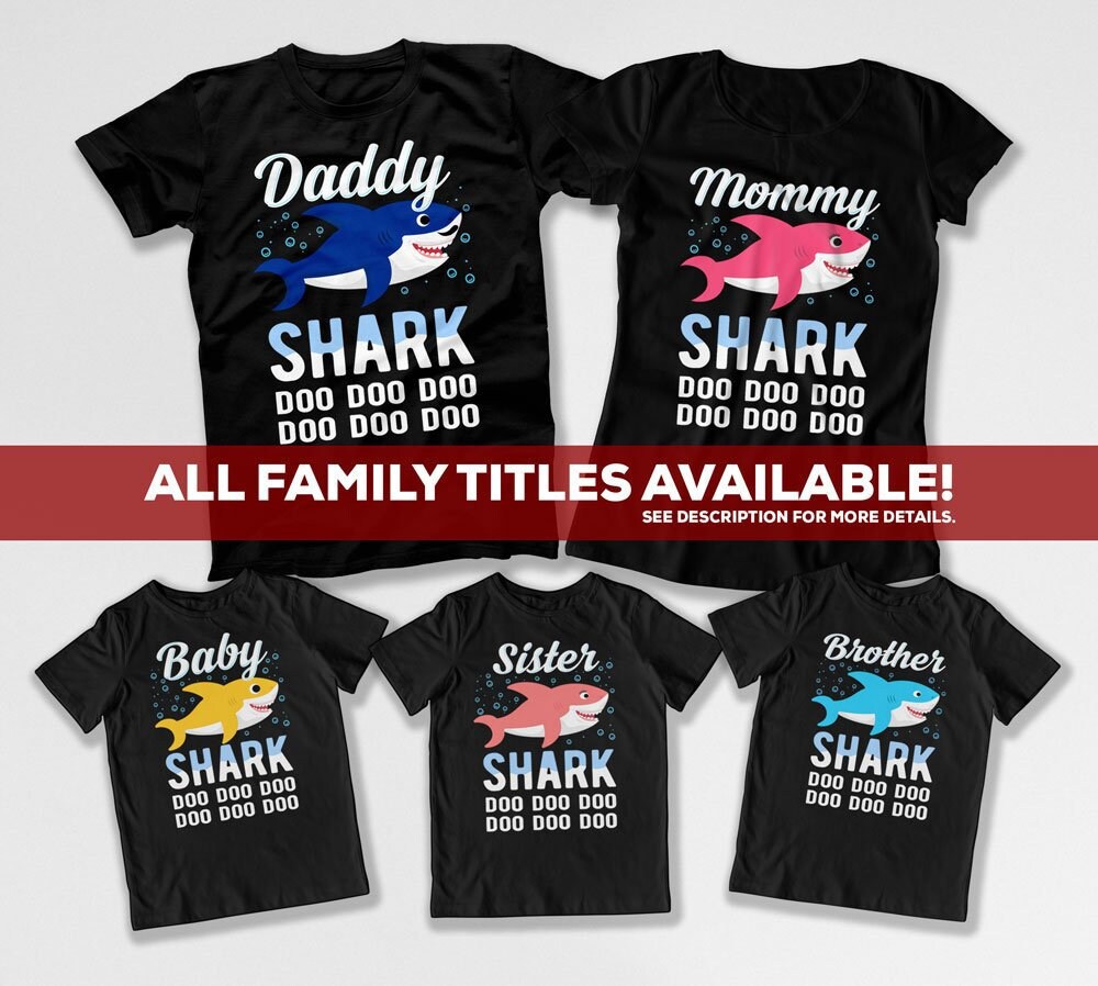 baby shark shirts family