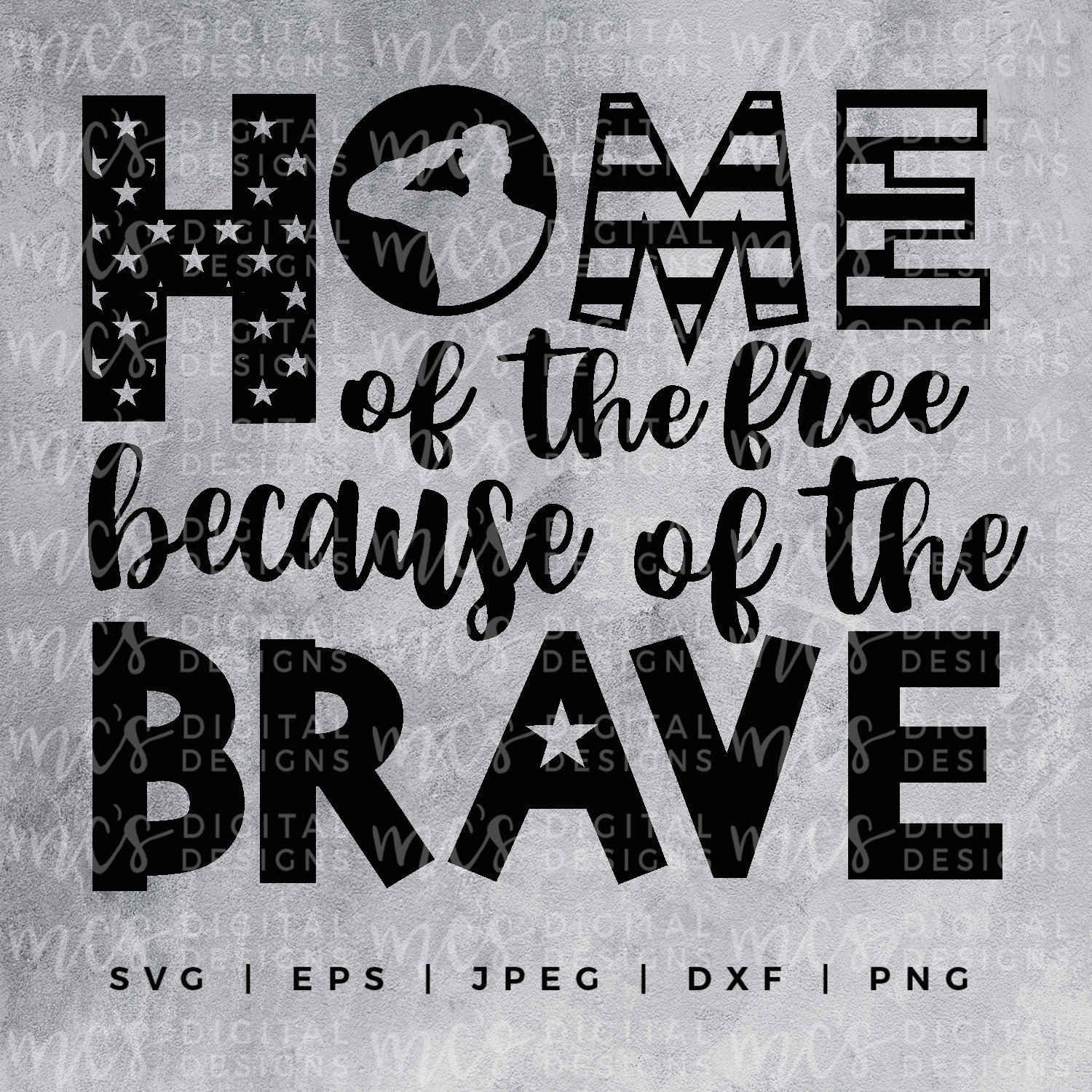 DIGITAL DOWNLOAD; Home of the Free because of the Brave, 4th of July …