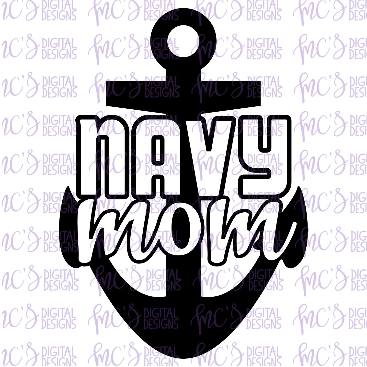 Download DIGITAL DOWNLOAD Navy Mom Proud US Navy Mom Vector Instant ...