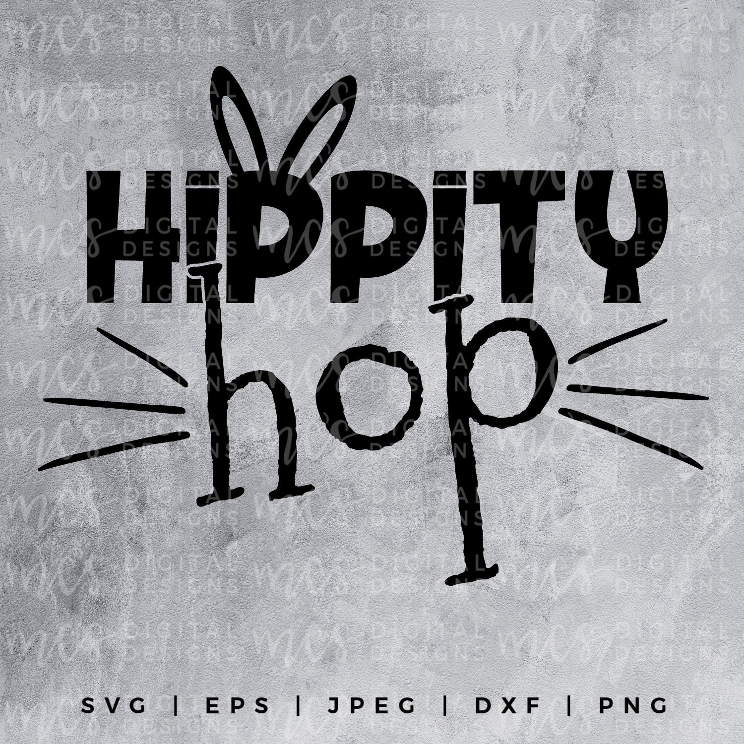 DIGITAL DOWNLOAD Hippity Hop Easter Svg Hippity Hop Svg - Etsy
