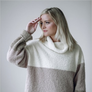 Alpaca sweater, women knitwear