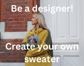 Custom hand knit sweater, Personalized loose fit sweater, Warm spring oversized sweater, Soft cozy alpaca wool, Handmade your design