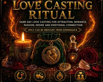 Same Day Love Casting for Attraction, Romance, Passion, Desire and Emotional Connection
