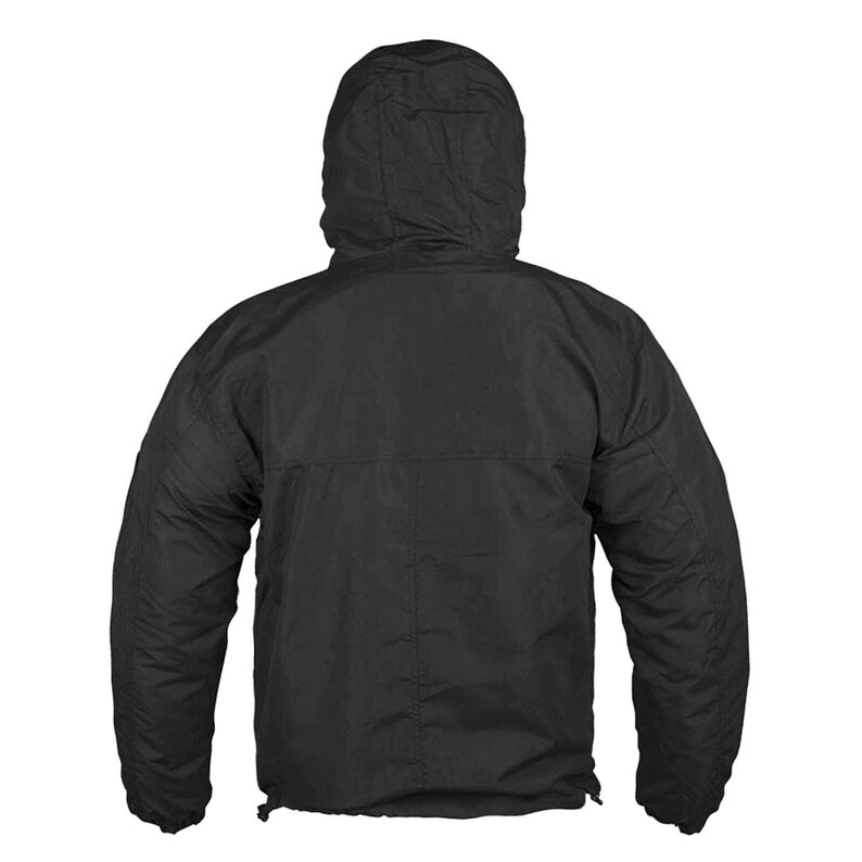 Mil-Tec Black Winter Anorak Fleece Lined