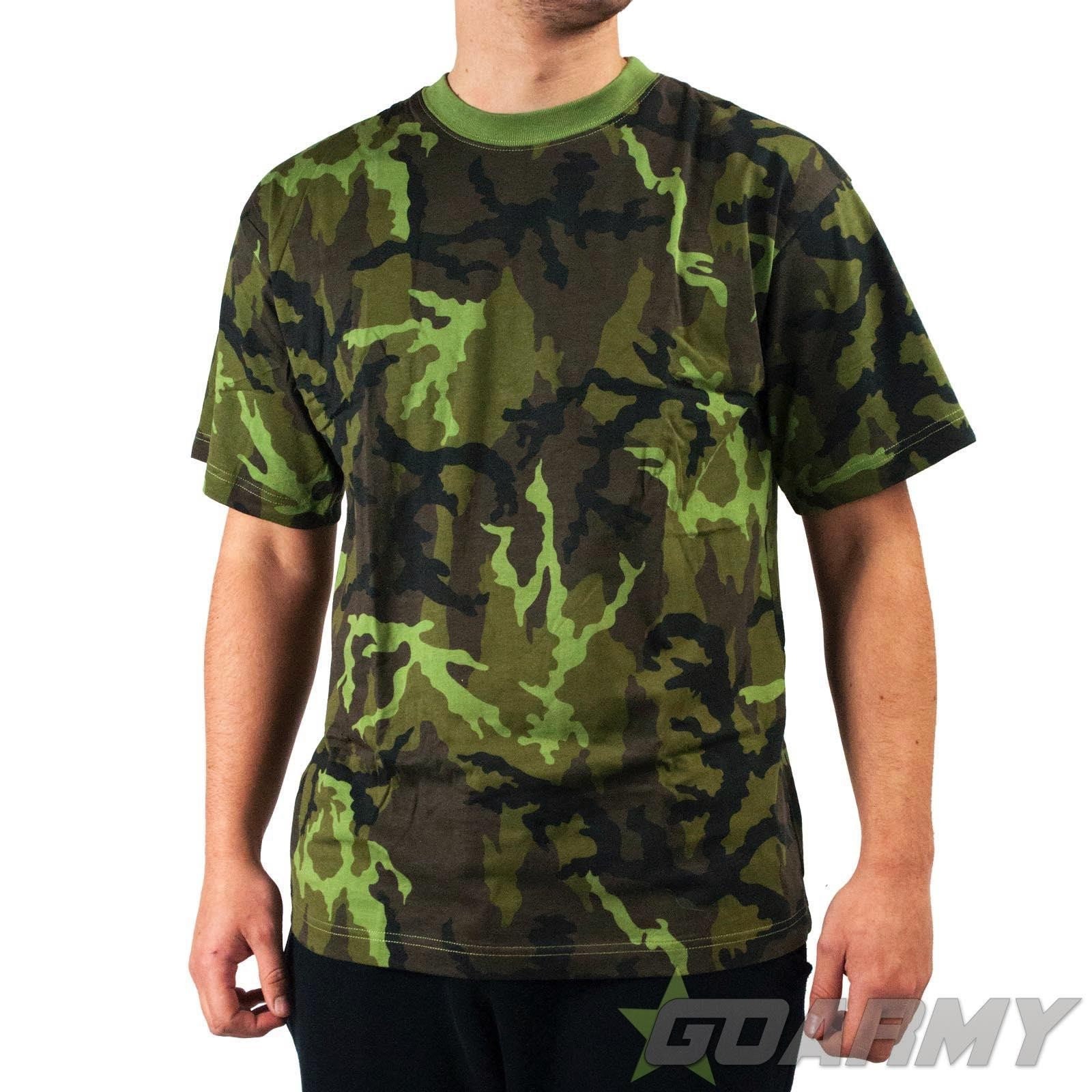 Image of Czech M95 Splinter Camo Short Sleeve T-Shirt