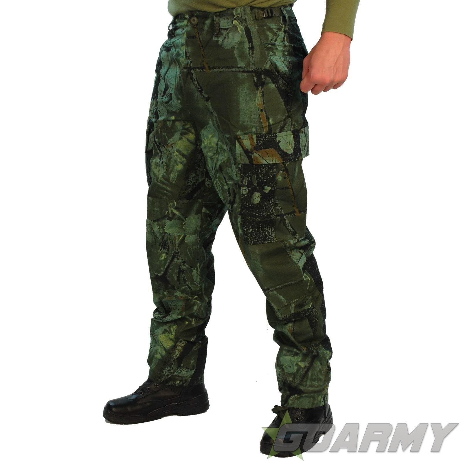 Image of Mfh Hunter Green Mandrake Style Bdu Trousers