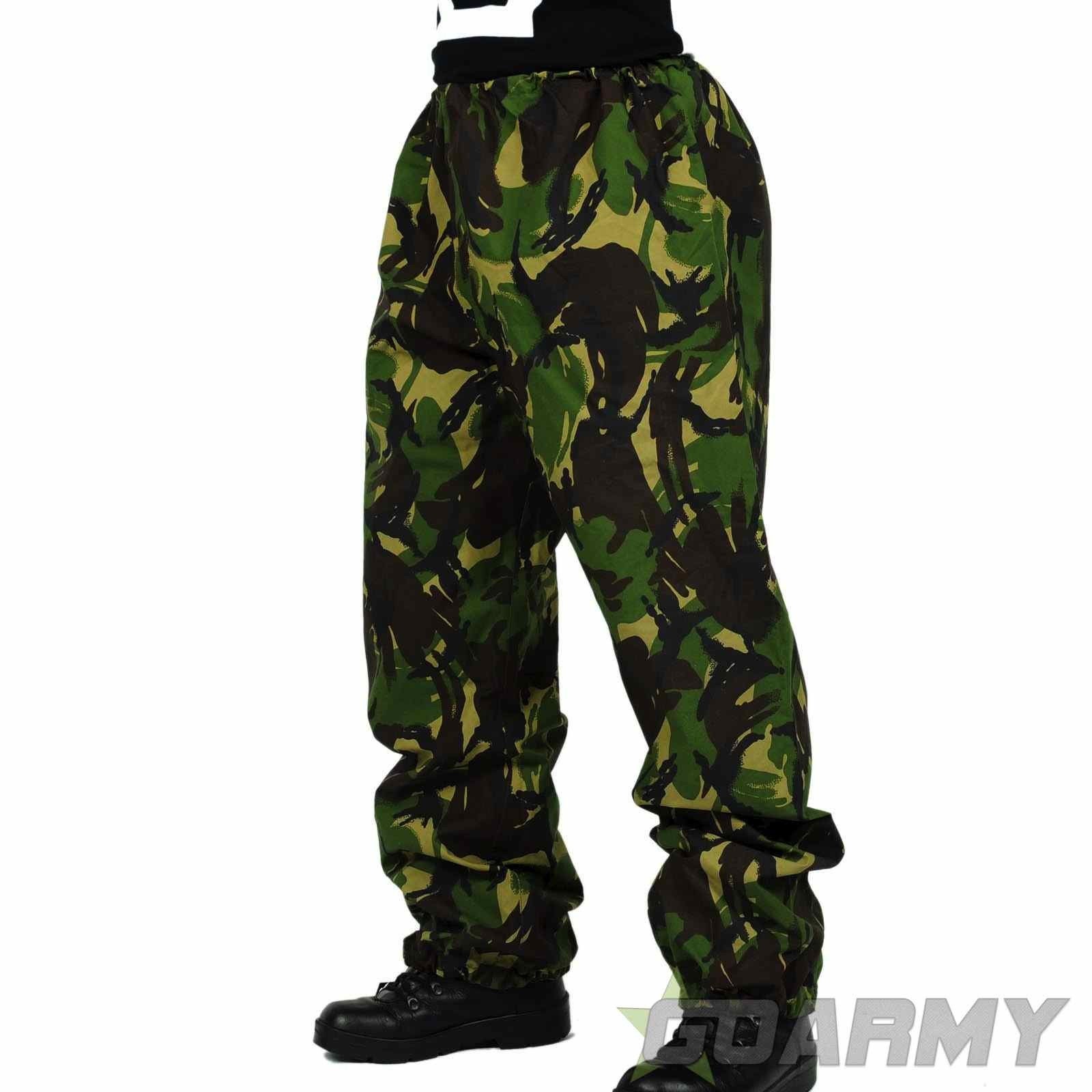 Image of British Army Dpm Camouflage Goretex Overtrousers